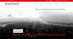 Desktop Screenshot of genysoft.com