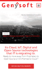 Mobile Screenshot of genysoft.com